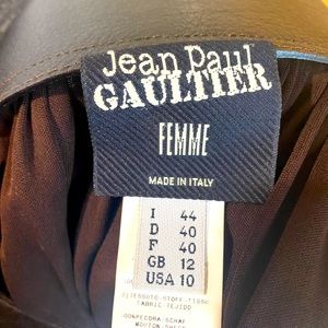 Jean Paul Gaultier chocolate skirt